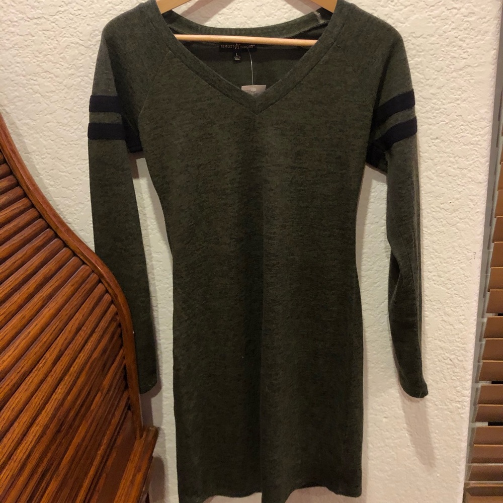 Forest green dress